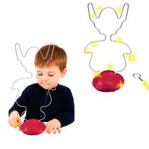 Brinquedo Desafio Concentração Coordenação Motora C/Luz Som