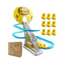 Brinquedo Deslizante de Pato Musical com Luzes LED - Para Crianças
