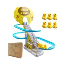 Brinquedo Deslizante De Pista De Pato Elétrico Musical Com Luz LED Para Meninos Meninas Crianças