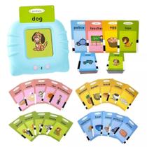 Brinquedo Dia Das Crianças Infantil Interativo Card Kids Em Inglês Com Sons e Imagens