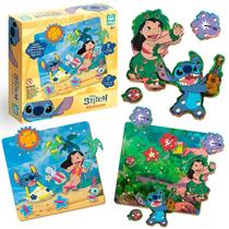 Brinquedo Didático Alinhavos Lilo E Stitch com 17 Peças em Madeira Brinquedo Didático Alinhavos Lilo E Stitch com 17 Peças em Madeira