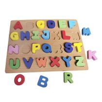 Brinquedo Didático Aprenda Brincando Letras - DM Toys Brinquedo Didático Aprenda Brincando Letras - DM Toys