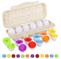 Brinquedo didático atualizado para crianças Matching Eggs Set Hhyn