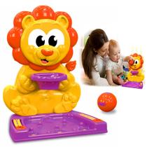 Brinquedo Didático Basquete Educativo Basket Lion Leão 34cm Brinquedo Didático Basquete Educativo Basket Lion Leão 34cm