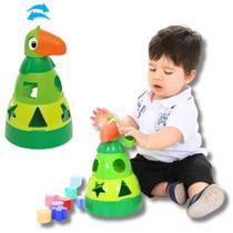 Brinquedo Didático Bebê Montar Encaixe 01 Ano Presente Criança Menino Menina Educativo