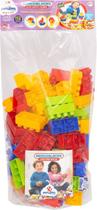 Brinquedo Didático Blocos de Montar 112 Peças Colorido Mercotoys Brinquedo Didático Blocos de Montar 112 Peças Colorido Mercotoys