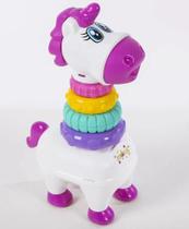 Brinquedo Didático Blocos Unicórnio Baby Pony Solapa - Maral