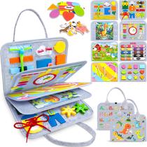 Brinquedo didático Busy Board Gojmzo Montessori para 1-4 anos Brinquedo didático Busy Board Gojmzo Montessori para 1-4 anos