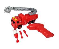 Brinquedo Didático Caminhão Bombeiro Monta Desmonta Pedagógico Educativo - toys