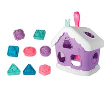 Brinquedo Didático Casinha da Neve com 8 Peças Geométricas