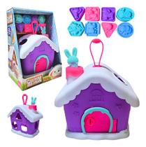 Brinquedo Didático Casinha Educativa Bebe Blocos Encaixe Pedagógico Peças Geométricas Para Encaixar Crianças 1 Ano Brinquedo Didático Casinha Educativa Bebe Blocos Encaixe Pedagógico Peças Geométricas Para Encaixar Crianças 1 Ano