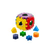 Brinquedo Didático Colorido Monta e Desmonta Com Peças De Encaixar Brinquedo Didático Colorido Monta e Desmonta Com Peças De Encaixar