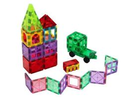 Brinquedo Didatico Construção Magnética 100Pçs Hg Toys-Lt648