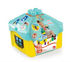 Brinquedo Didático de Encaixar Casinha de Atividades Brinquedo Didático de Encaixar Casinha de Atividades