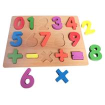 Brinquedo Didático e Educativo Aprendendo Números e Cores DM