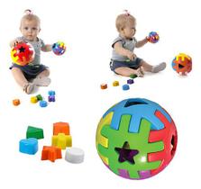 Brinquedo Didático Educativo De Encaixar Forma Bola P Baby Cor Colorido