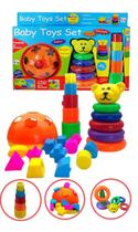 Brinquedo Didático Educativo Divertido P/ Bebe Brinquedo De Encaixe Baby Toys Set Pica Pau