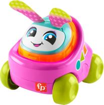 Brinquedo didático Fisher-Price DJ Buggy Push-Along Car rosa 9+M