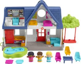 Brinquedo didático Fisher-Price Little People Play House há mais de 1 ano