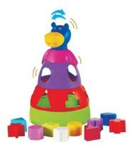 Brinquedo Didático Hipopótamo Com Atividades - Mercotoys