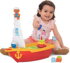Brinquedo Didático Infantil Bebê Mega Barco Mercotoys 423