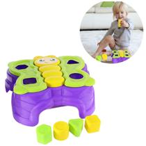 Brinquedo Didático Mesinha Atvidade Borboleta Peças Encaixar