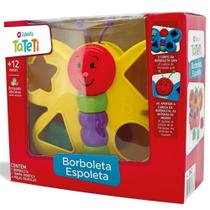 Brinquedo Didático Para Bebê Borboleta Espoleta Calesita