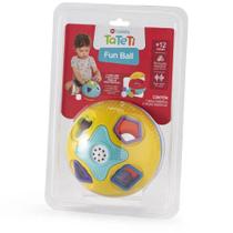 Brinquedo Didático Para Bebê - Fun Ball - Com Som - Tateti