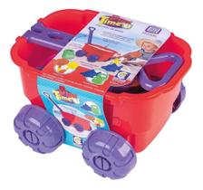 Brinquedo Didático Play Time Carrinho Praia - Cotiplás 2530 Brinquedo Didático Play Time Carrinho Praia - Cotiplás 2530