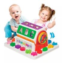 Brinquedo Didático Sensorial Gira Baby Com Blocos Merco Toys