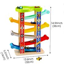 Brinquedo didático super torre de carros TY841 8 peças - Tooky toy Brinquedo didático super torre de carros TY841 8 peças - Tooky toy