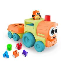 Brinquedo Didático Trenzinho Infantil Com Caixa Encaixa Bebê Brinquedo Didático Trenzinho Infantil Com Caixa Encaixa Bebê