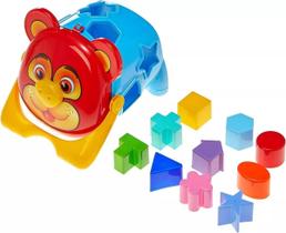 Brinquedo Didático Urso Tomy Balde Educativo Infantil +1 Ano - MercoToys
