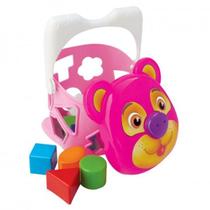 Brinquedo Didático Urso Tomy - Mercotoys Cor: ROSA PINK