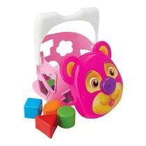 Brinquedo Didático Urso Tomy - Mercotoys Cor: Rosa