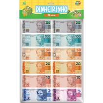 Brinquedo Dinheirinho Infantil com 48 Notas Educativas Brinquedo Dinheirinho Infantil com 48 Notas Educativas