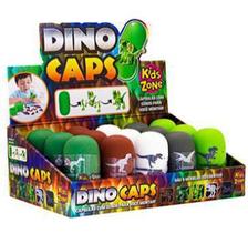 Brinquedo Dino Caps - Kids Zone Kit 4 Unidades