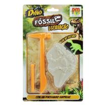 Brinquedo Dino Fóssil Escavação Brilha no Escuro Kit com 12 Brinquedo Dino Fóssil Escavação Brilha no Escuro Kit com 12