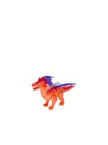 Brinquedo dinossauro 3 cabeças som luz e movimento