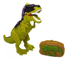 brinquedo Dinossauro anda solta fumaça de controle remoto