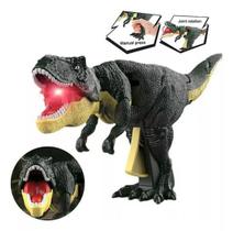 Brinquedo Dinossauro Articulado Gatilho Com Luz E Som E Movimentos
