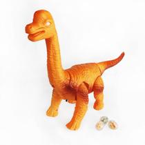 Brinquedo Dinossauro Braquiossauro com Som Luz e Movimento