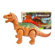 Brinquedo Dinossauro Com Som Luz E Movimento 23Cm