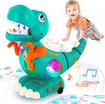 Brinquedo Dinossauro Dança Luz Criança Divertido Bebes Presentes Dançarino Interativo Com Som E Luz Deslize na Diversão Brinquedo Dinossauro Dança Luz Criança Divertido Bebes Presentes Dançarino Interativo Com Som E Luz Deslize na Diversão