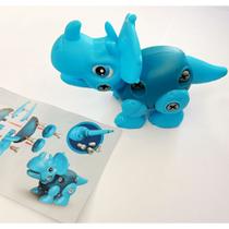Brinquedo Dinossauro Dino Monta E Desmonta Com Ferramenta Para Montagem Criança Presente