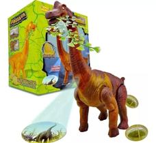 Brinquedo Dinossauro Grande Braquiossauro Som Luz Movimento Bota Ovos Brinquedo Dinossauro Grande Braquiossauro Som Luz Movimento Bota Ovos