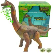 Brinquedo Dinossauro Grande Que Anda Com Som Luz E Movimento