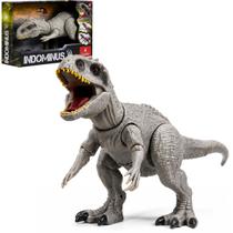 Brinquedo Dinossauro Indominus Articulado com Som e Luz Interativo - Castela Brinquedo Dinossauro Indominus Articulado com Som e Luz Interativo - Castela