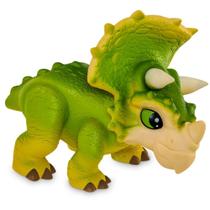 Brinquedo Dinossauro Jurassic World Triceratops Verde Baby - Pupee