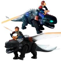 Brinquedo Dinossauro Luz Treinar O Seu Dragão Caixa Original Brinquedo Dinossauro Luz Treinar O Seu Dragão Caixa Original